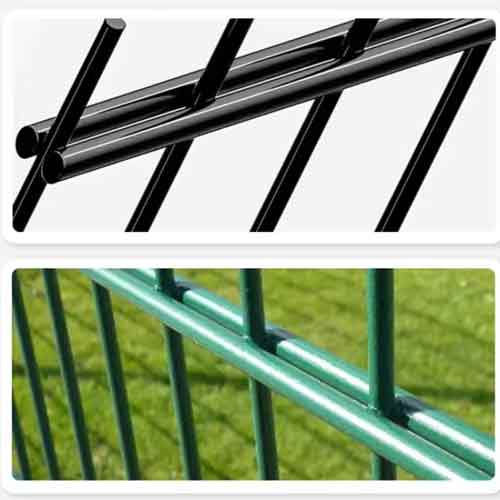 Portable Boundary Wall Double-Rod Mat Grid 868 Welded Double-wire Fence