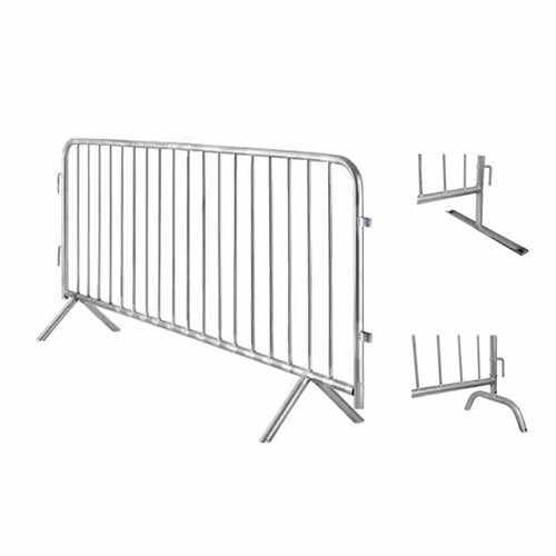 temporary metal barrier / pedestrian control barrier / temporary barriers for yellow ribbon prison run