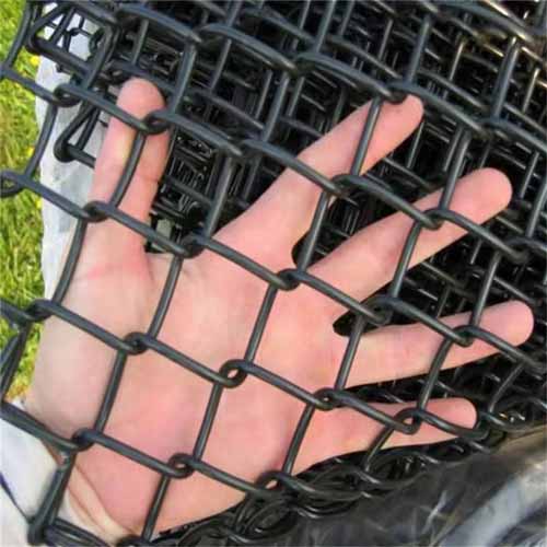 PVC coated chain link fence for sports ground