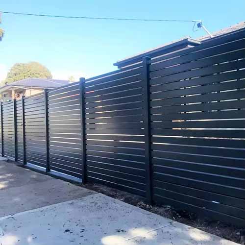 Factory Directly Wholesale Aluminum Alloy Fence Metal Parts Are Cheap And Easy To Install Vertical/blade Slat Fence