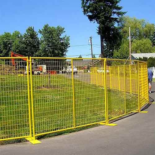Easy Install Canada Temporary Fence Portable Fencing Wire Mesh Fence Standard Mobile Fence for Garden Fence