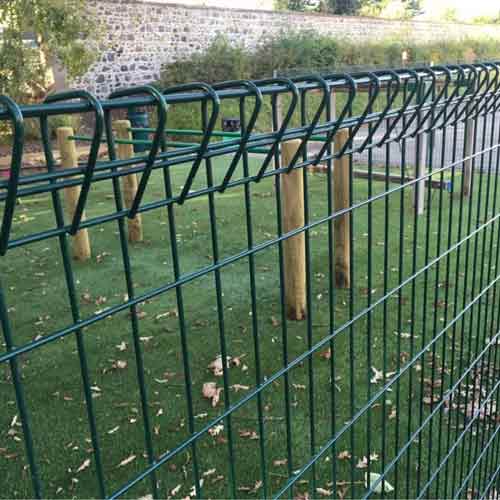 Powder coated or Hot dipped galvanized BRC welded Korea fence for garden