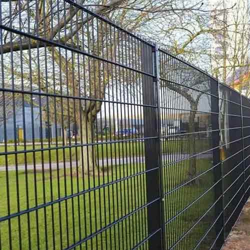Double Rod Mat Grid Fence/ 2D Galvanized Twin Bar Wire Welded Mesh/ 868 656 Fence /Double Wire Fence