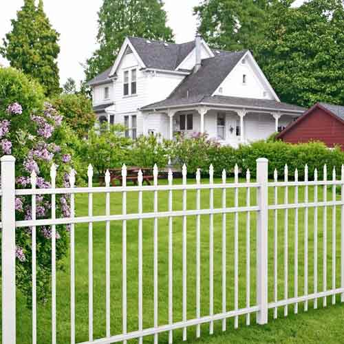 Modern Metal Fence Galvanized Picket Wrought Iron Panels Steel Fence